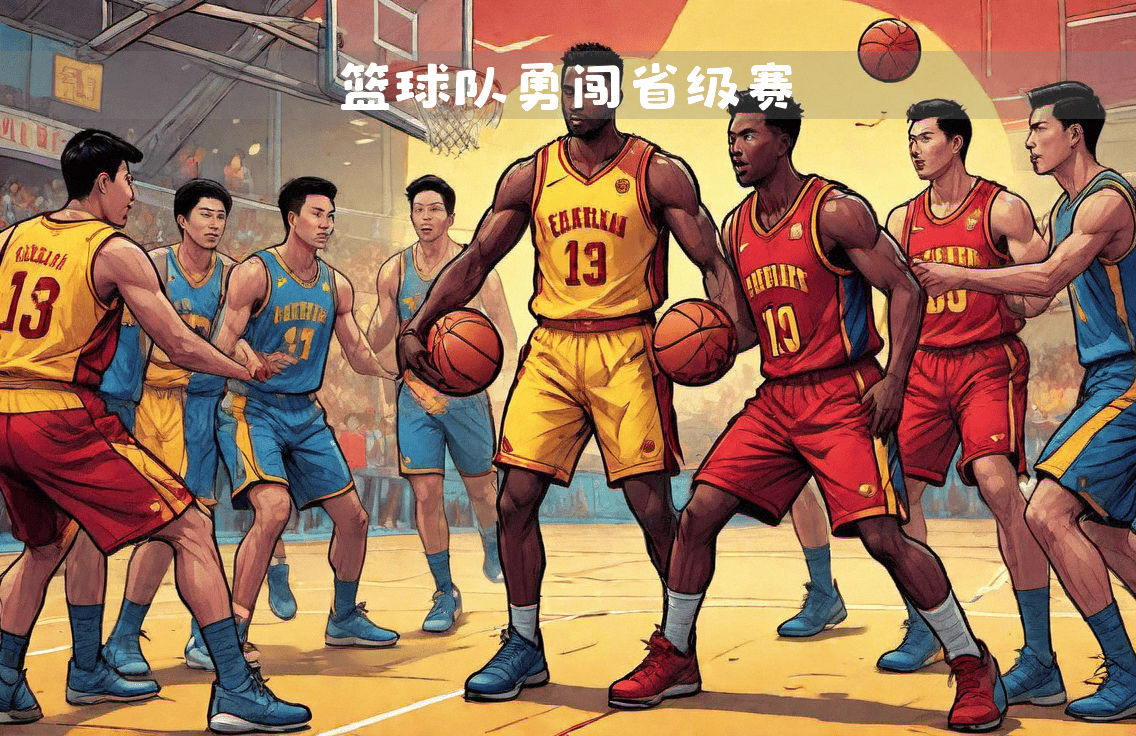 两支实力相当的球队在比赛中互相拼搏